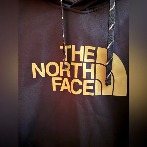 North Face Navy Blue Tekno Logo hoodie NWOT XL - Picture 2 of 11